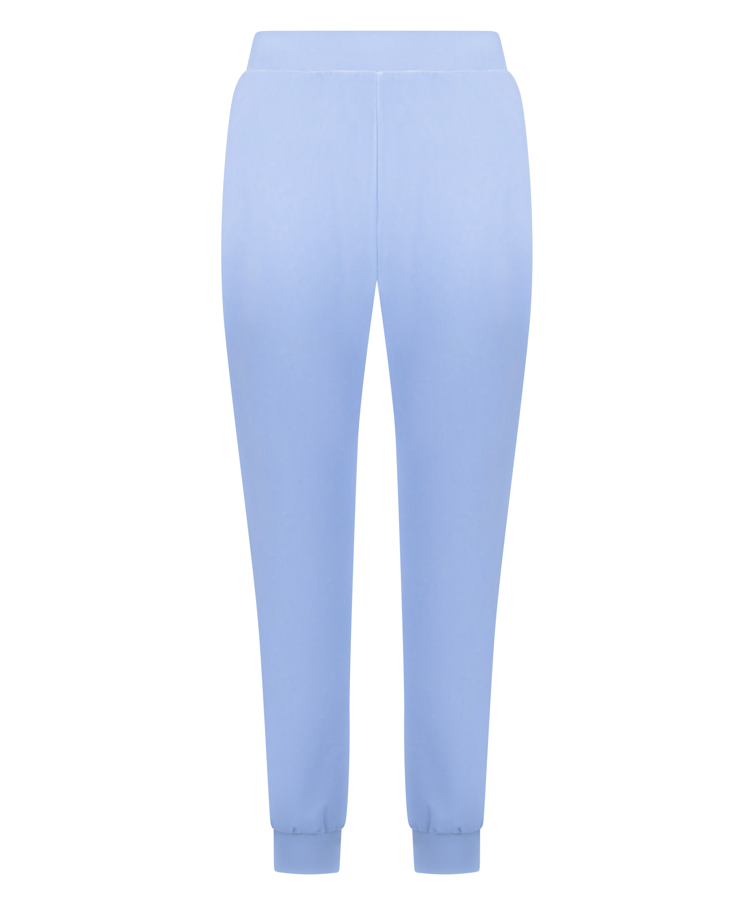 Velours Jogging Pants, Blue, main