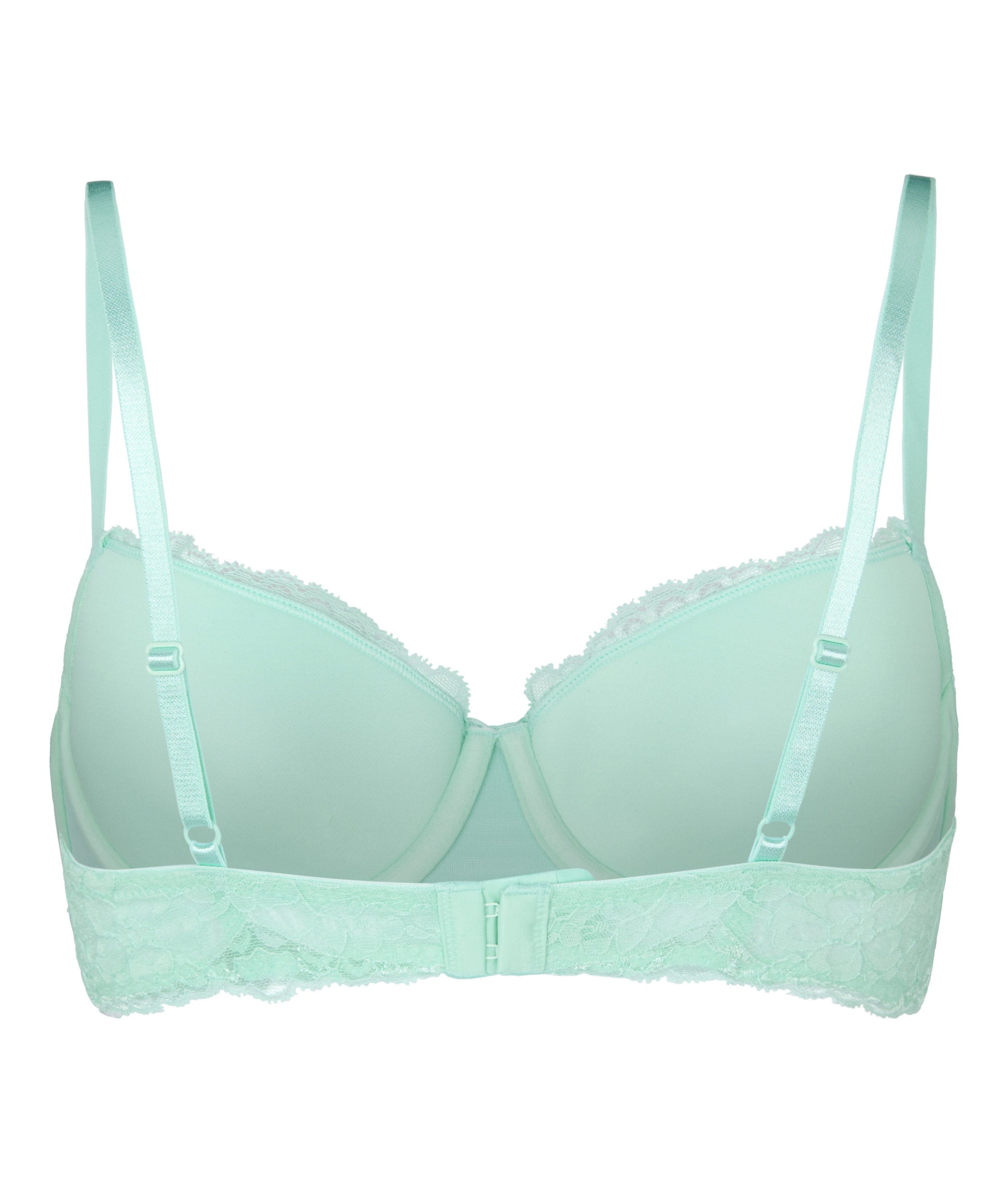 Marine Padded Underwired Bra, Green, main