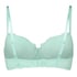Marine Padded Underwired Bra, Green