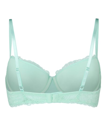 Marine Padded Underwired Bra, Green