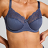 Sophie Non-Padded Underwired Bra, Blue