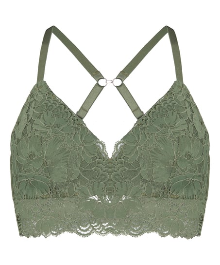 Padded Underwired Bra Valora, Green