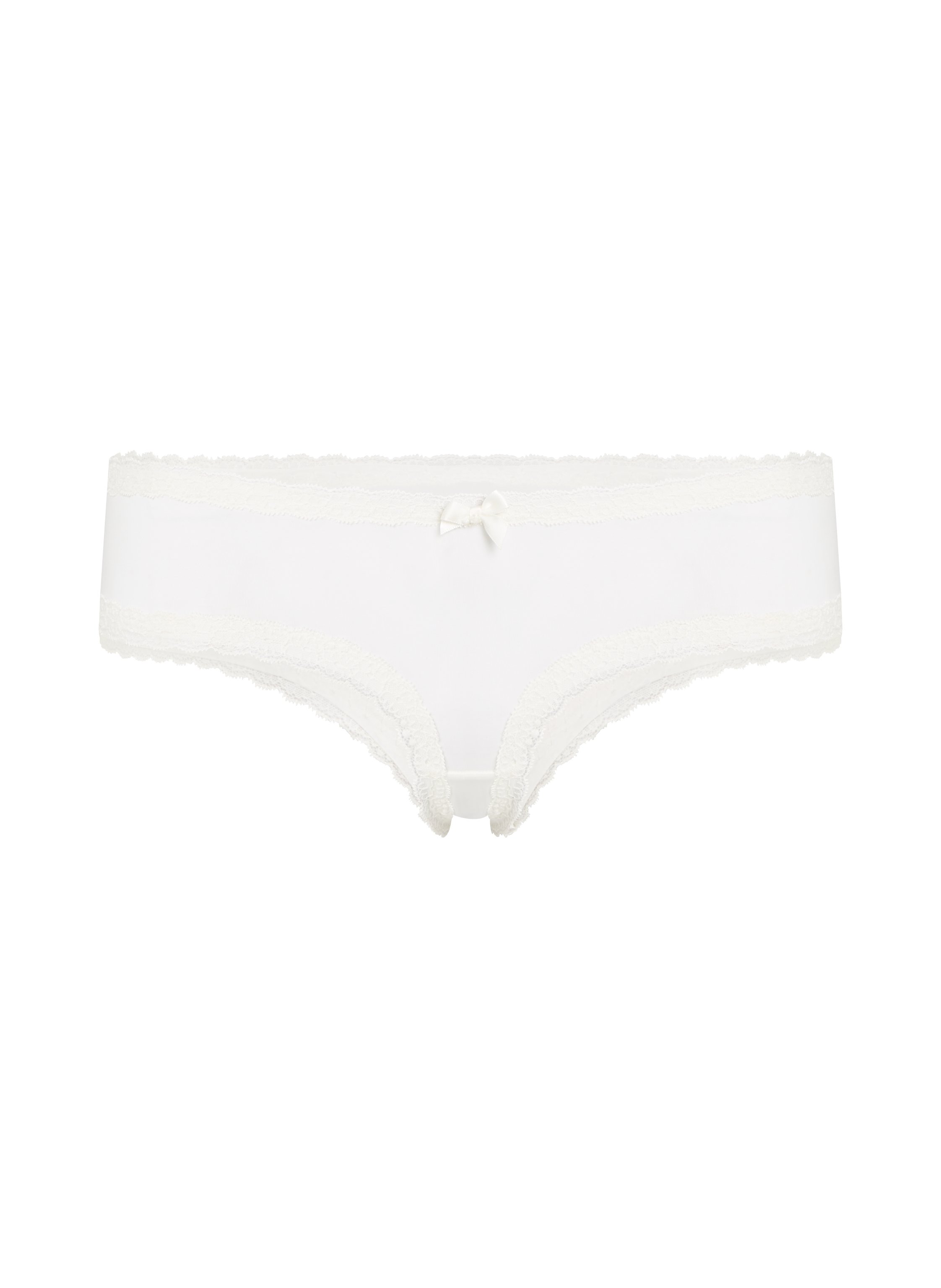 London V-shaped Brazilian, White, main