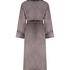 Soft Fleece Bathrobe, Gray
