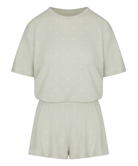 Pyjama Set Cotton, Green