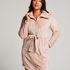 Fleece Zip Bathrobe, Pink
