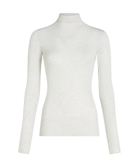 super soft Turtleneck shirt with Cashmere, Gray