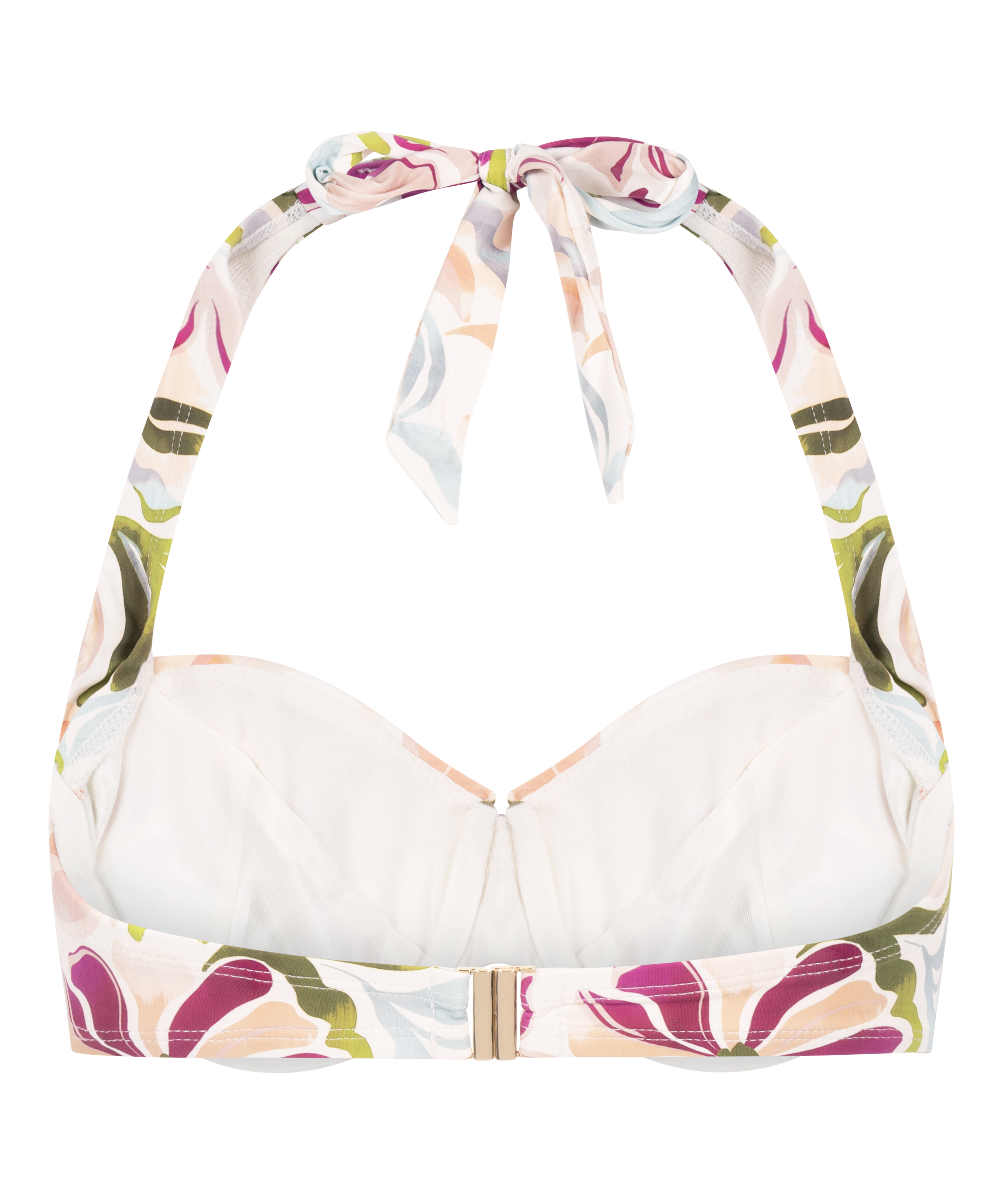 Ayanna Non-Padded Underwired Bikini Top, White, main