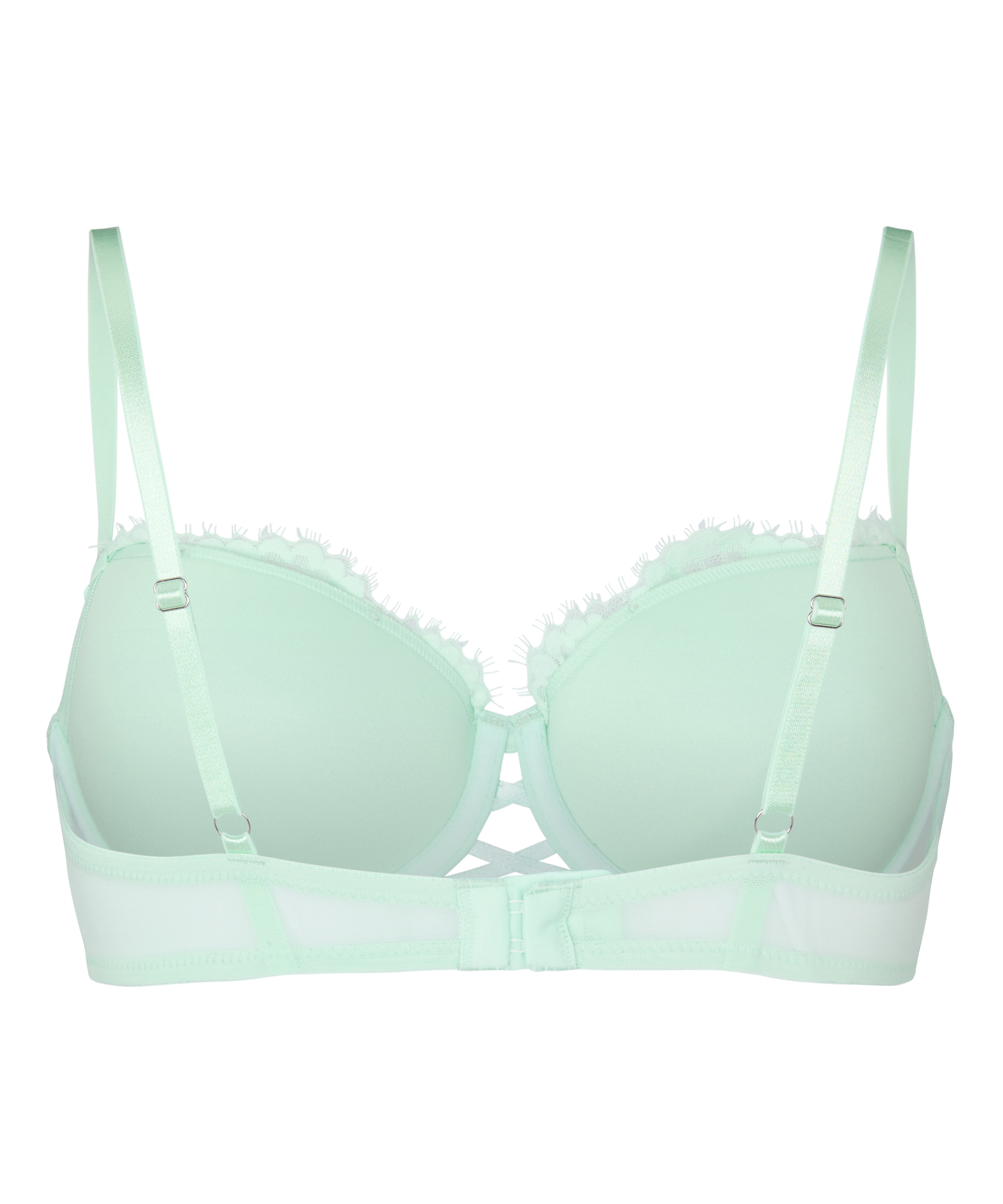 Harmony Padded Underwired Bra, Green, main