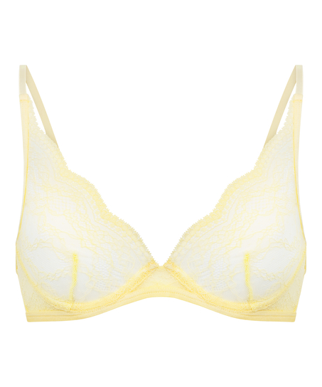 Isabelle Non-Padded Underwired Bra, Yellow