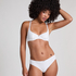 Pointelle Non-padded Underwired Bra, White