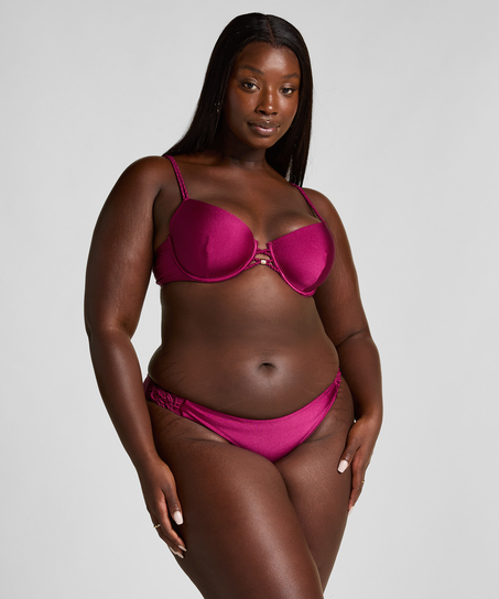 Marrakech Padded Underwired Bikini Top, Red