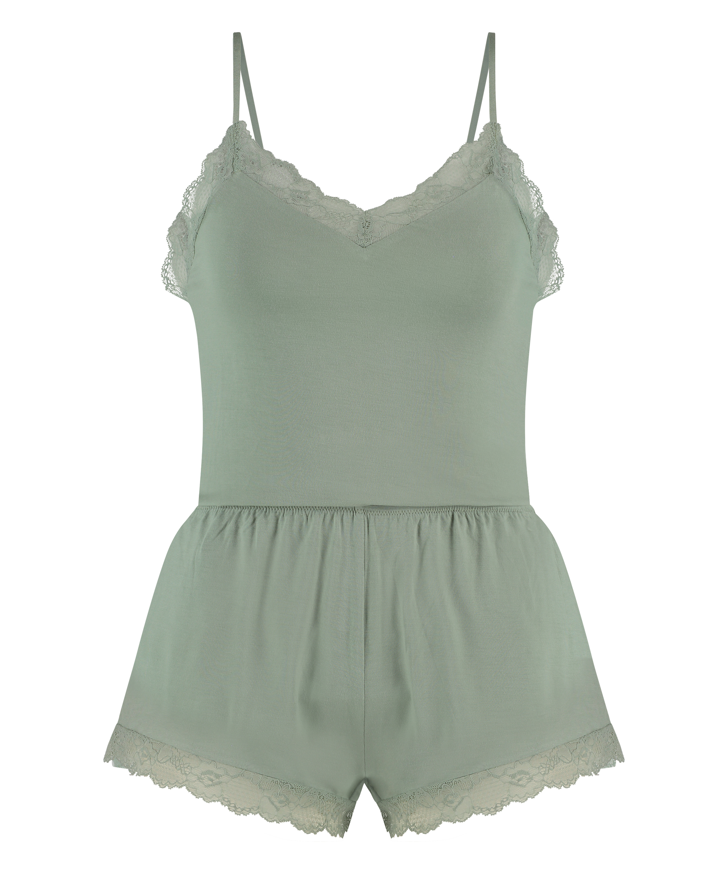 Cami Short Pyjama Set, Green, main