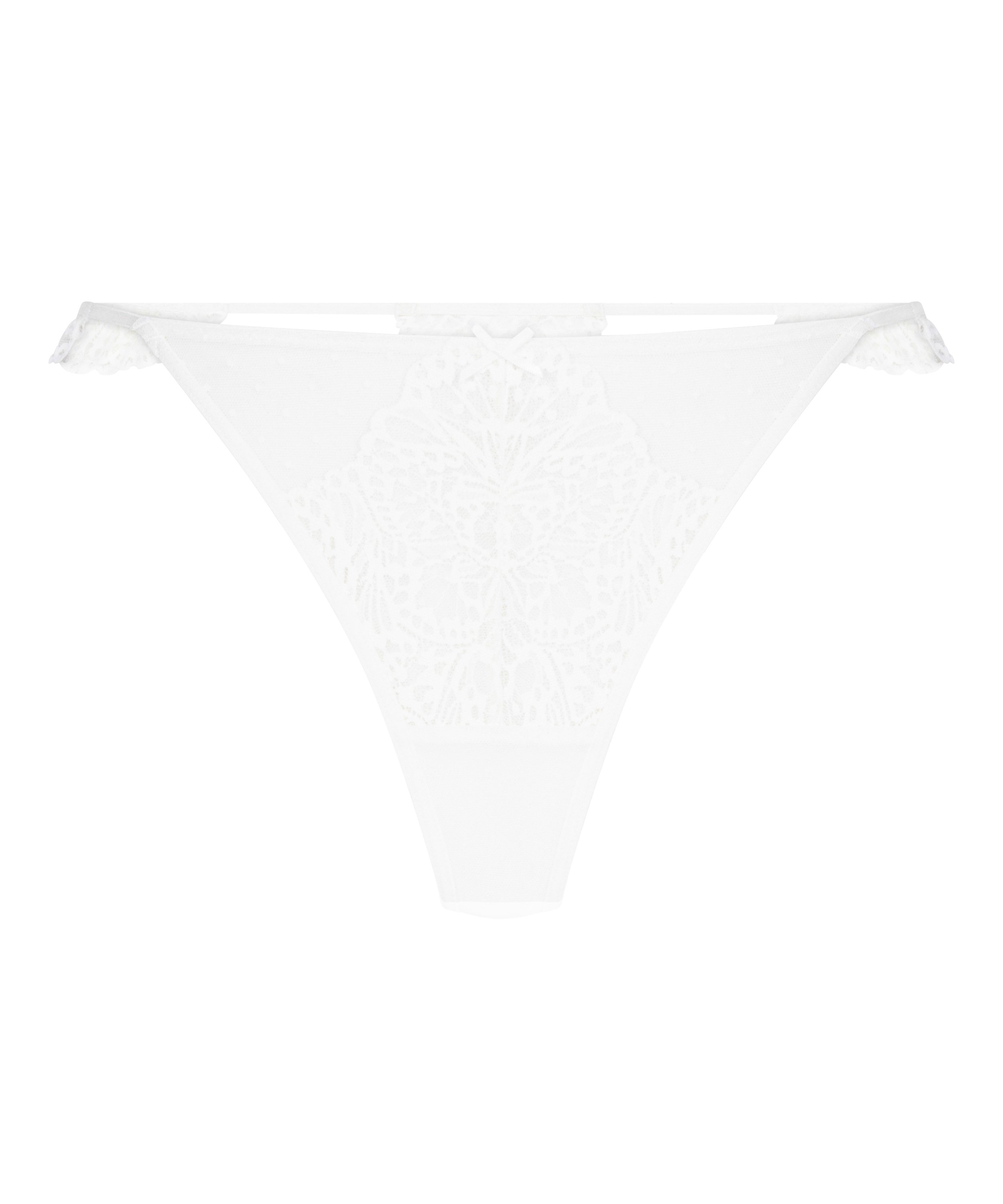 Posie Thong, White, main