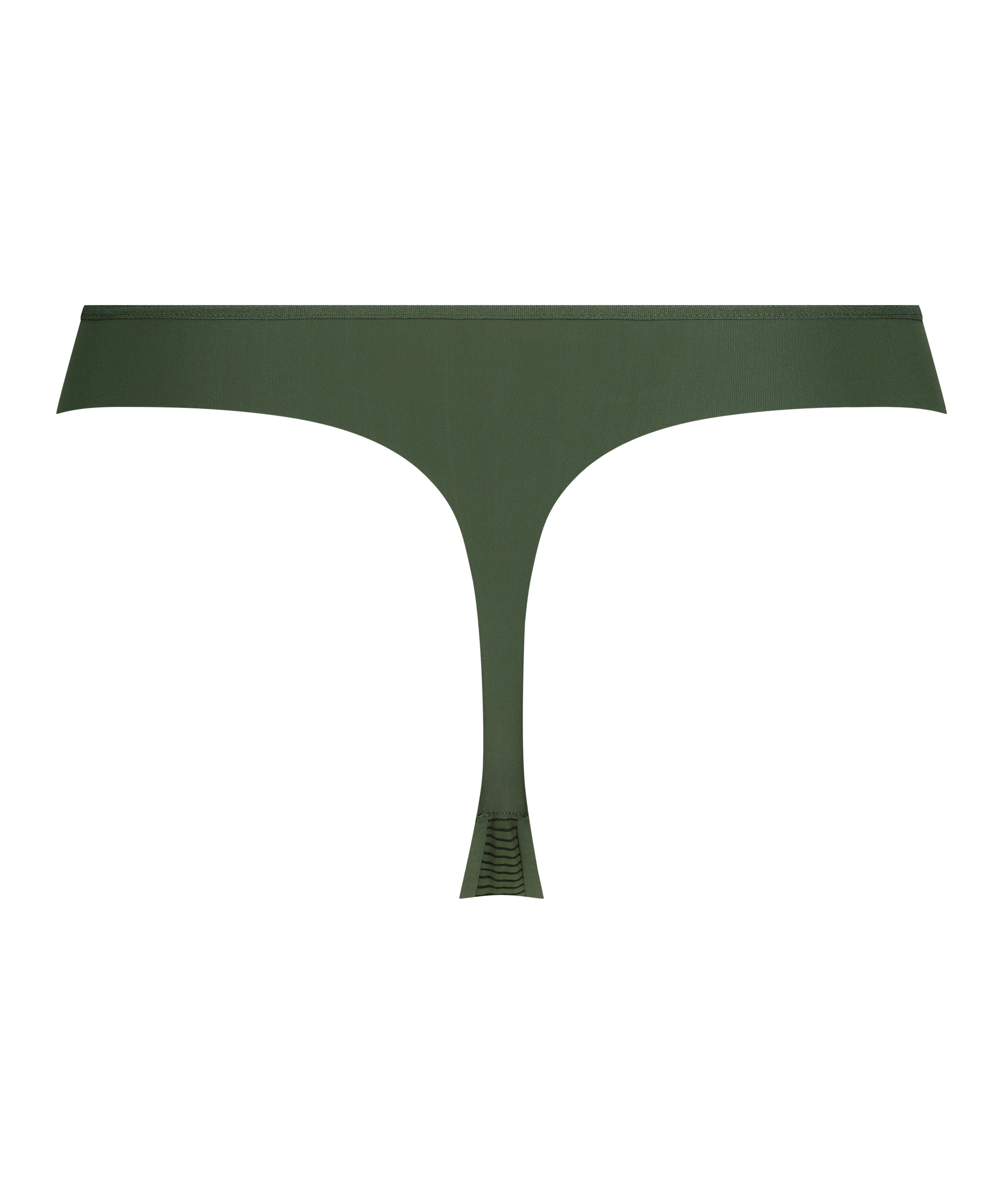 Stripe Invisible Thong, Green, main