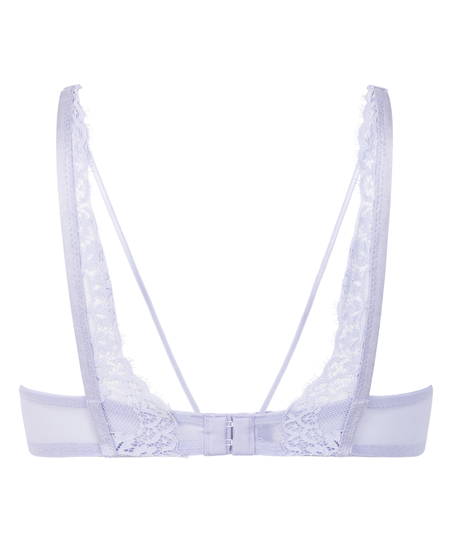 Daisy Padded Underwired Bra, Purple