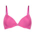 Plunge Padded Underwired Bra, Pink