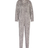Flannel Fleece Onesie, Gray