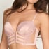 Padded Underwired Longline Bra Rosa, Pink
