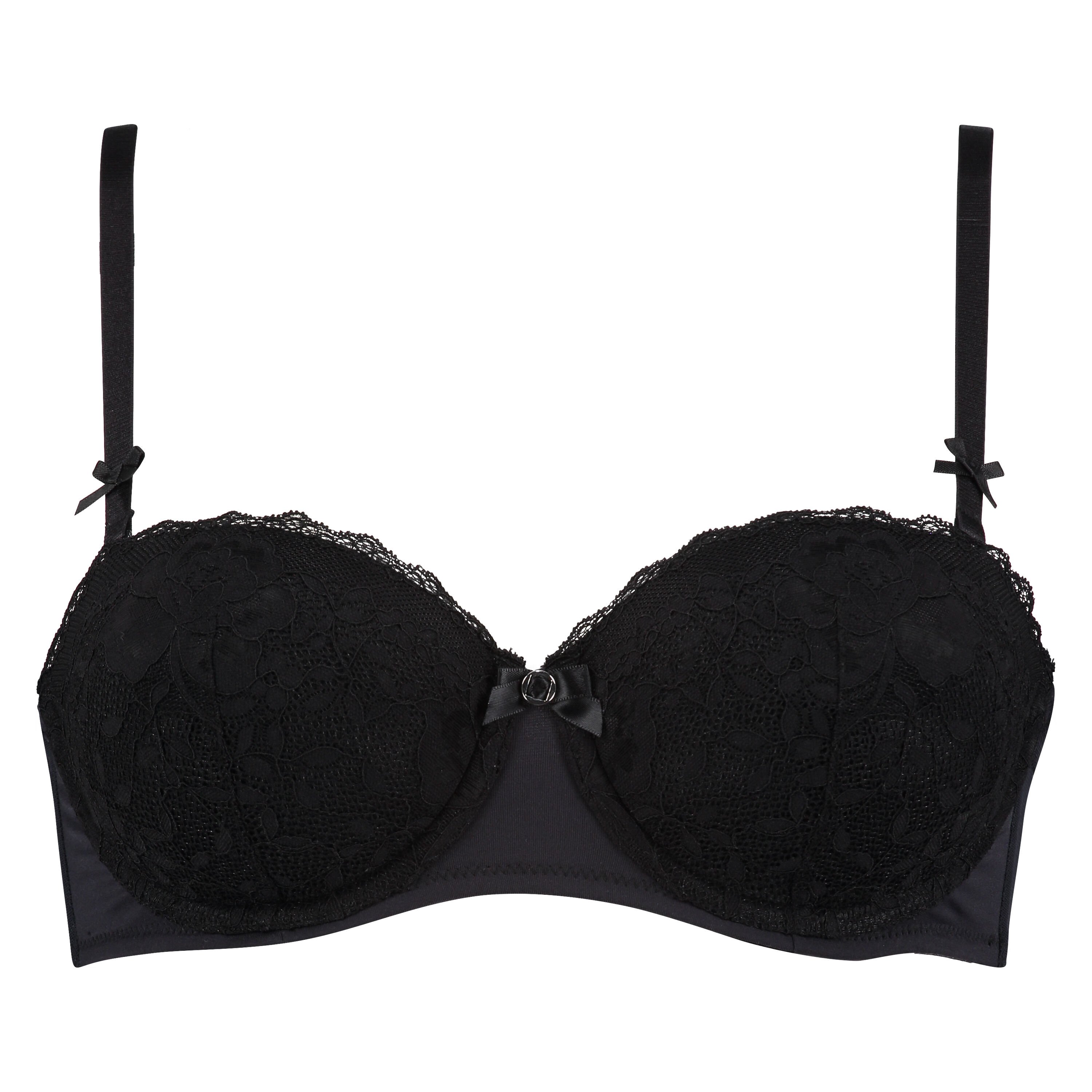 Padded Strapless Underwired Bra Maya, Black