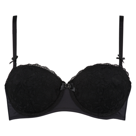 Padded Strapless Underwired Bra Maya, Black