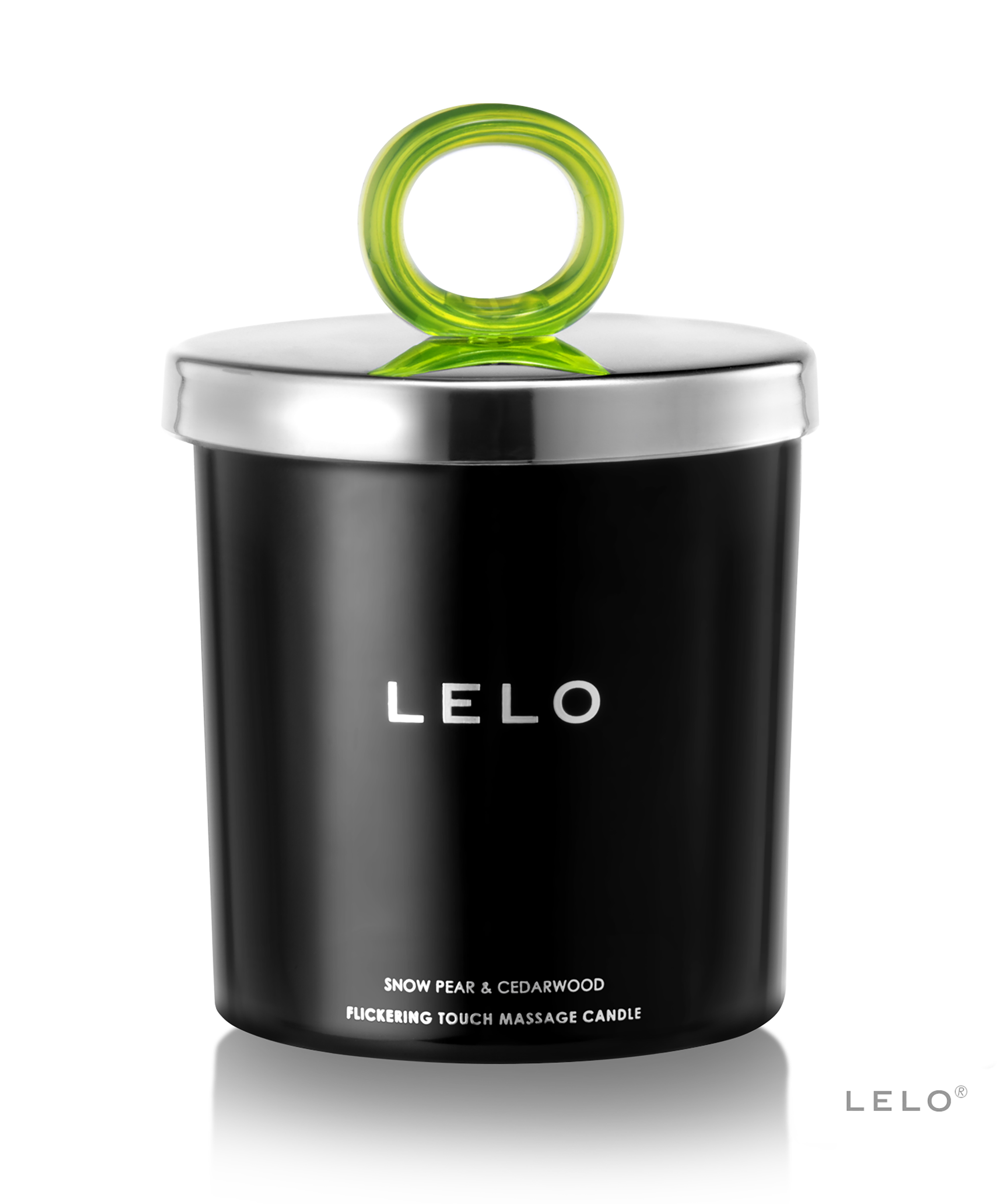 LELO Massage Candle Snow Pear & Cedarwood, Green, main
