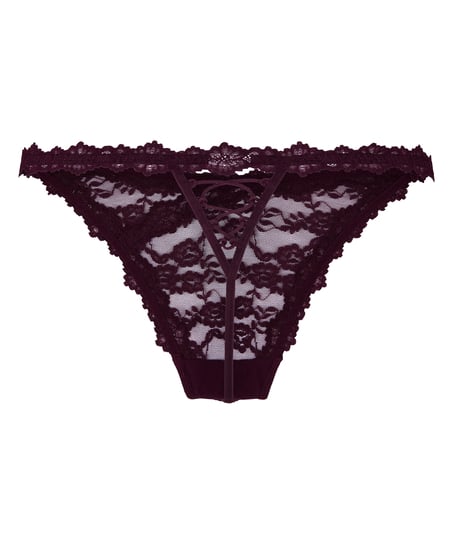 Highleg Thong Aveline, Purple