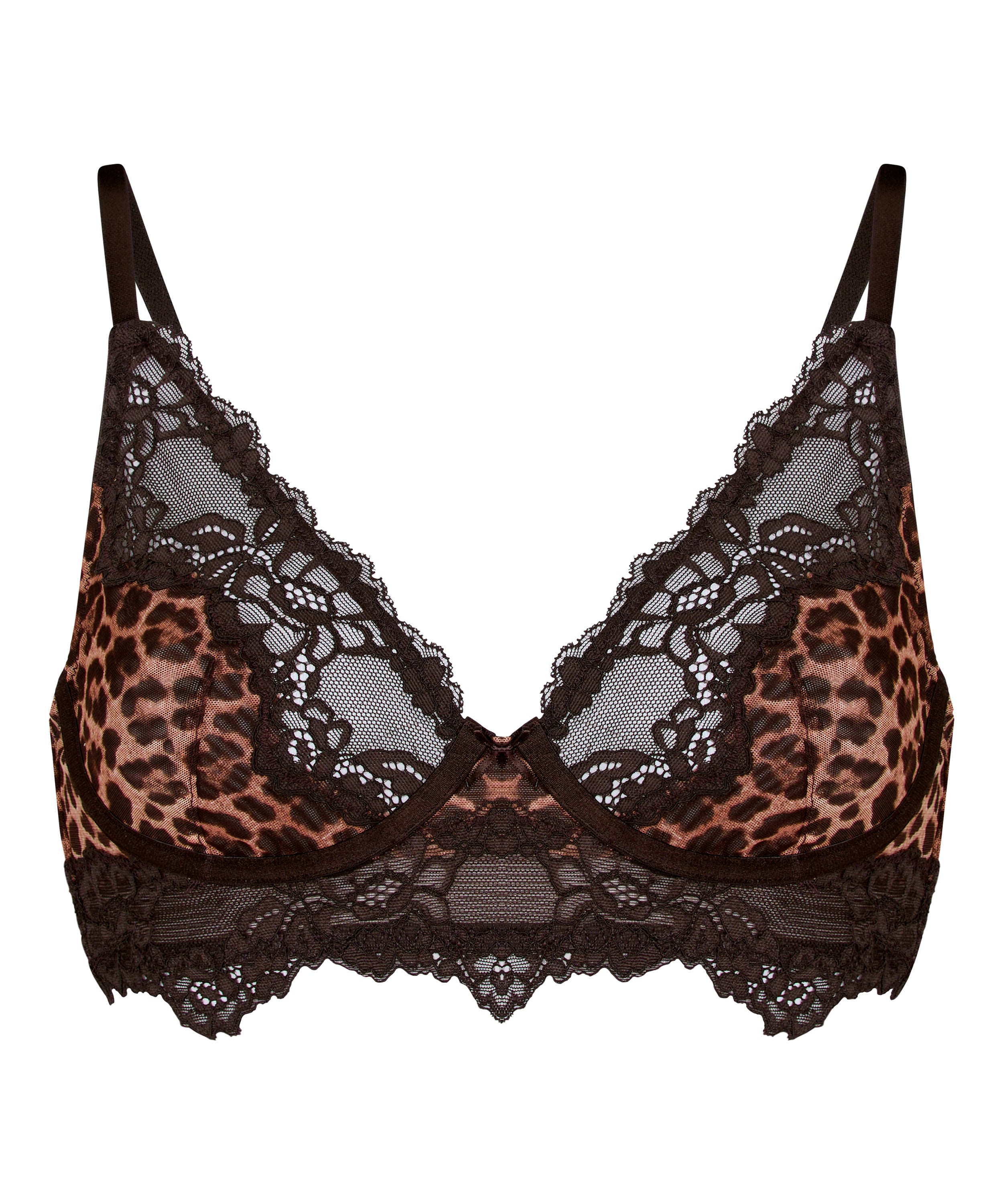 Non-Padded Underwired Bra Gabrielle, Black, main