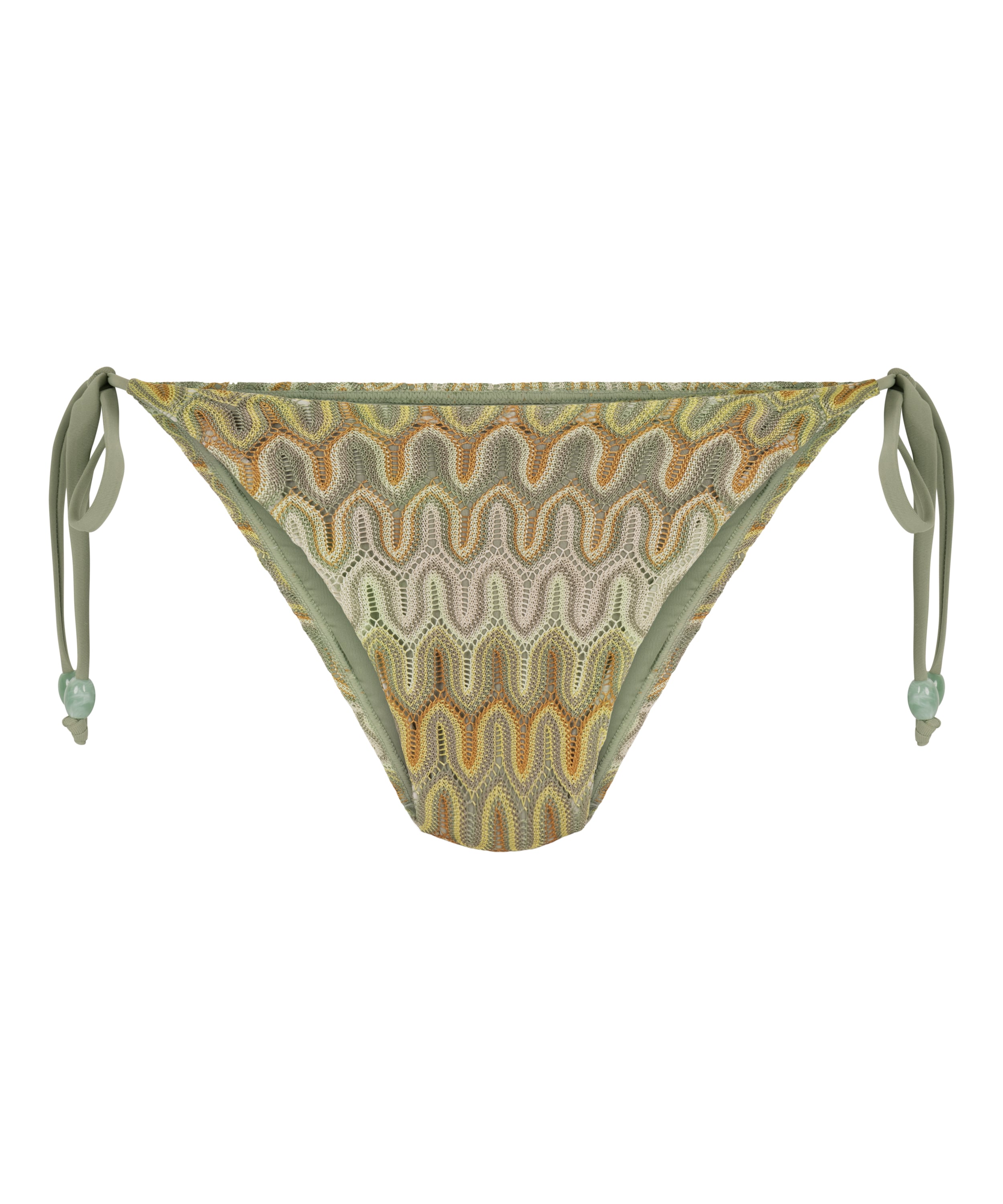 Cali Highleg Bikini Bottom, Green, main