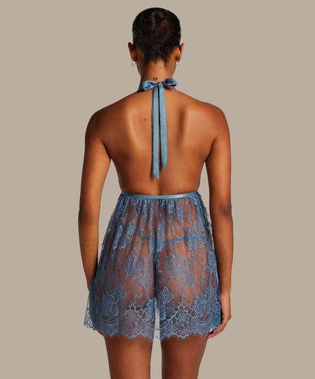 Magdalena Slip Dress, Blue