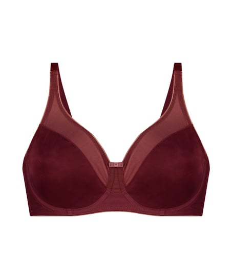 Nina Non-Padded Underwired Minimizer Bra, Purple