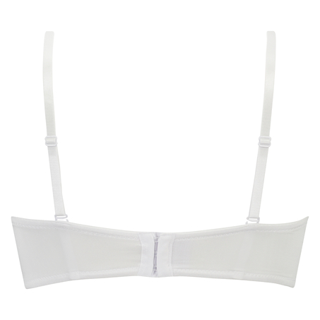 Padded Underwired Strapless Maximizer Bra, White