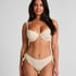 Crochet Bikini Top, White