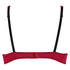 Padded underwired push-up bra Giselle, Red