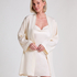 Satin Kimono, White