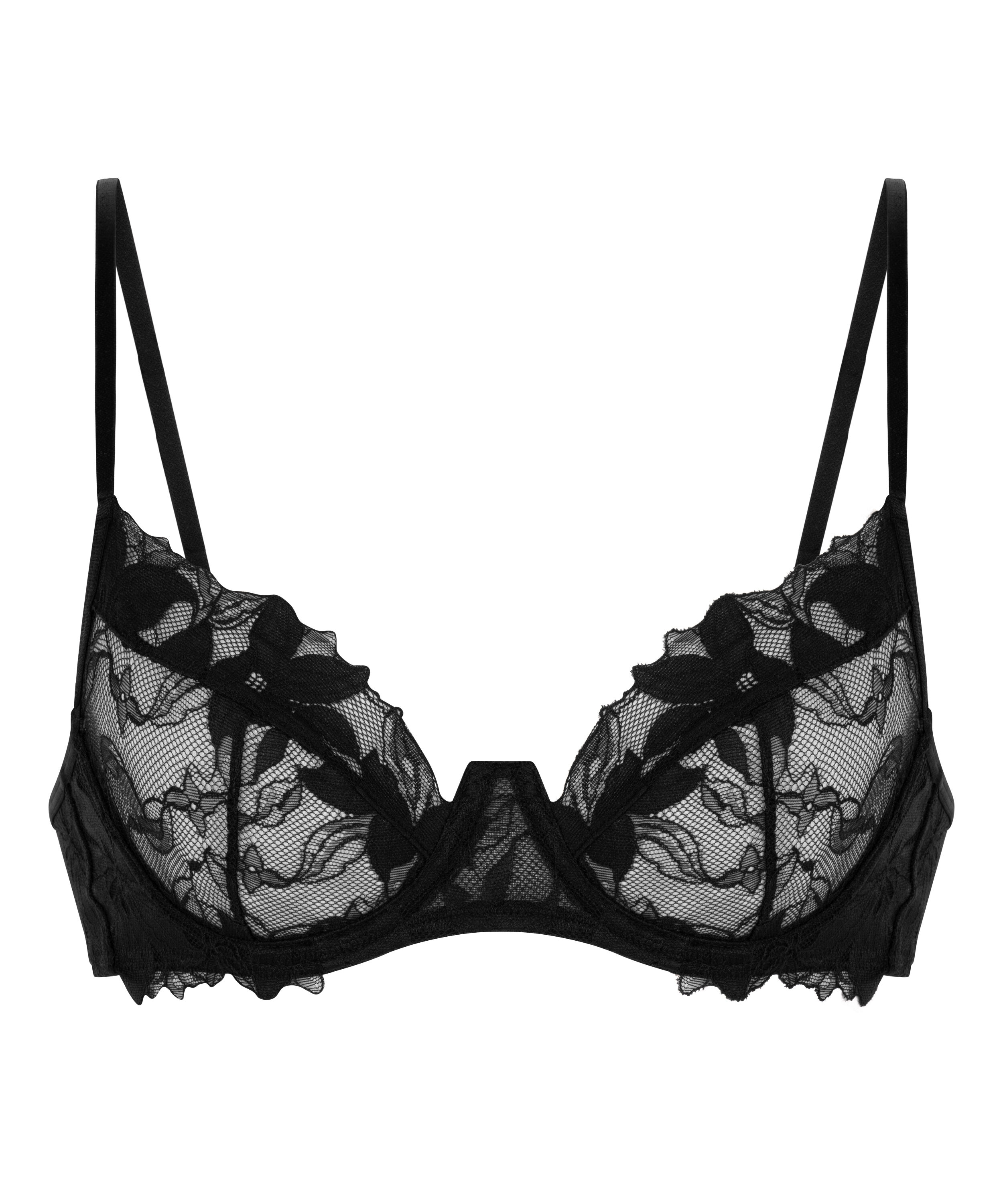 Ingrid Non-Padded Underwired Bra, Black