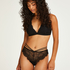 Sian High Cut Brazilian, Black