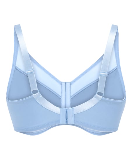 Nina Non-Padded Underwired Minimizer Bra, Blue
