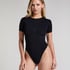 Seamless short sleeved body, Black