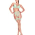 Stocking 15 Denier Fancy Lace Top, Green