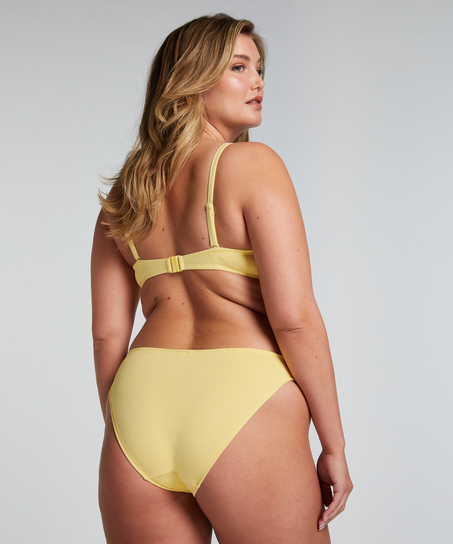 Scallop Rio Bikini Bottoms, Yellow