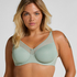 Nina Non-Padded Underwired Minimizer Bra, Green