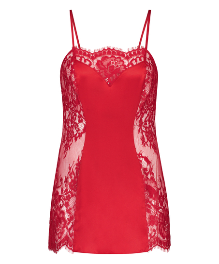 Jennifer Slip Dress, Red