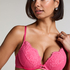 Harmony Padded Underwired Maximizer Bra, Pink