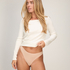 Multipack Cotton Thong, Beige