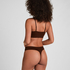 Dide Triangle Bralette, Brown