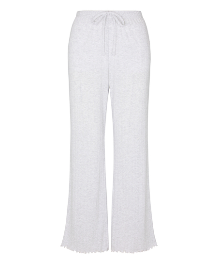 Pointelle Pyjama Pants, Beige
