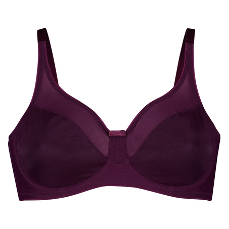 Nina Non-Padded Underwired Minimizer Bra, Purple