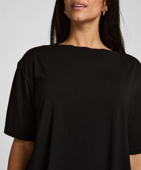 Pyjama Top Jersey Essential, Black