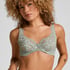 Daisy Non-Padded Underwired Bra, Green